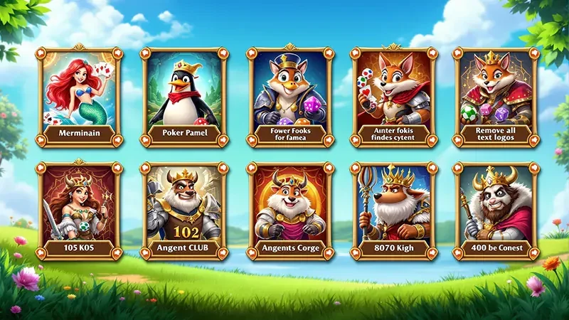 Tampilan permainan slot dengan reel dan simbol berwarna